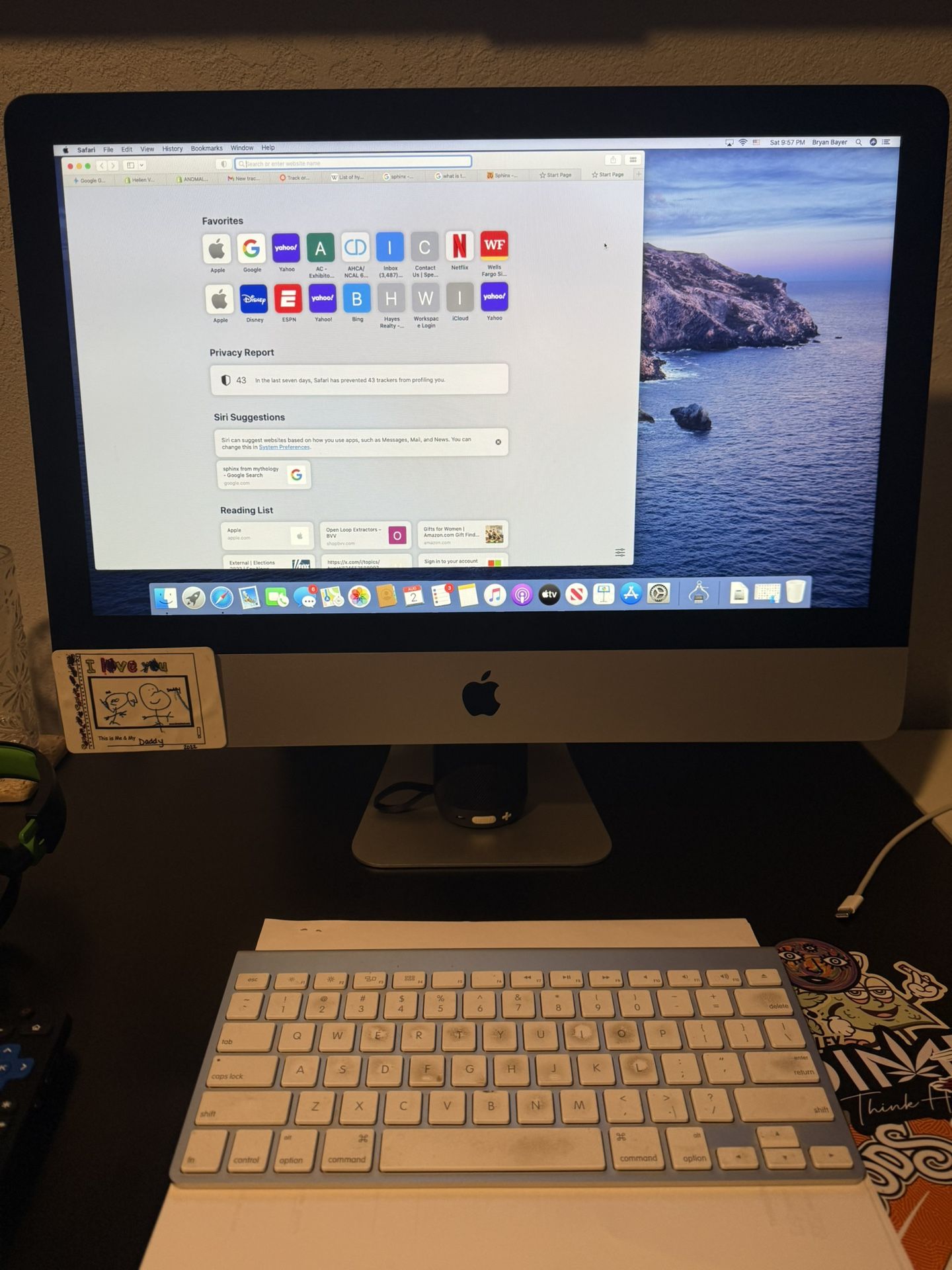 Apple iMac14 Catalina With Bluetooth Keyboard And Mouse  