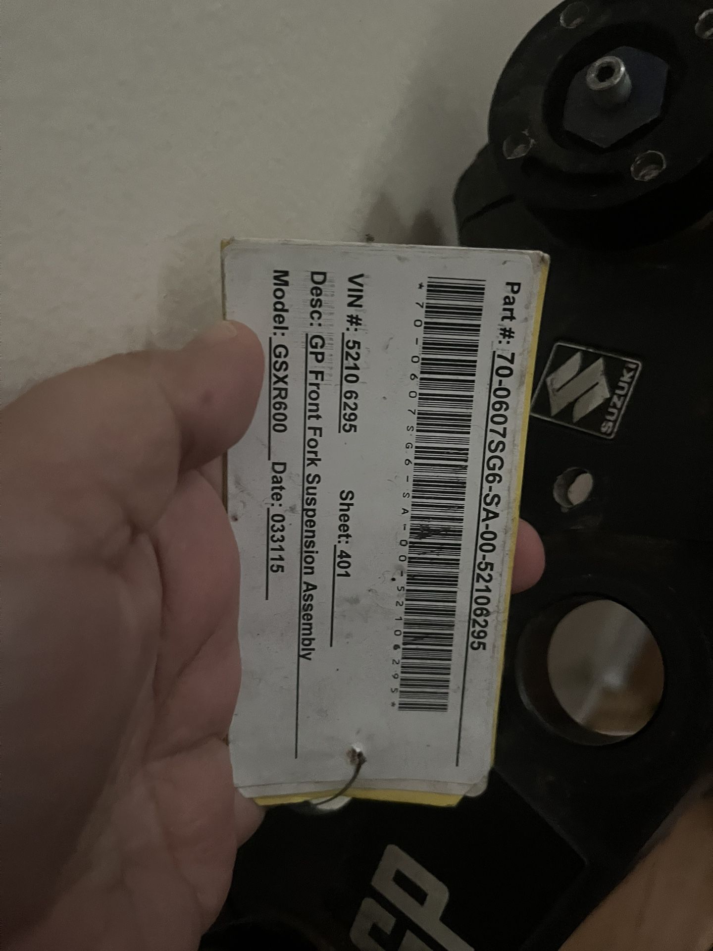 Suzuki Front Forks