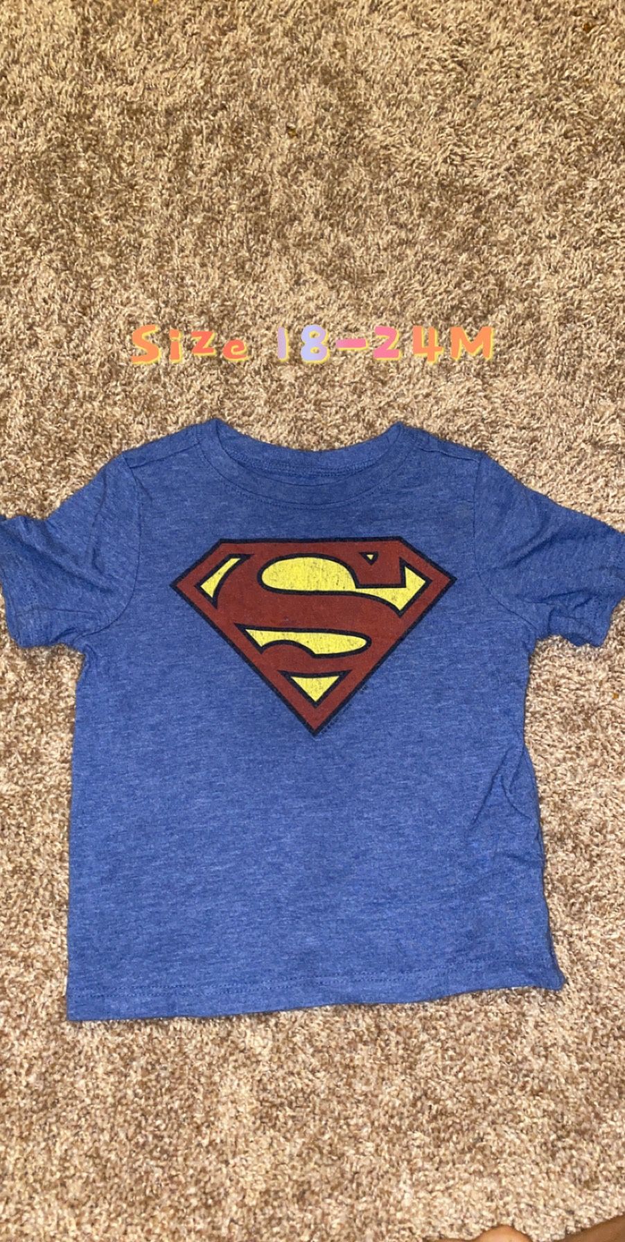 Toddler Superman tshirt