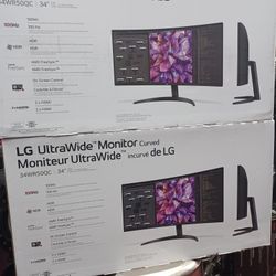 32" Curved Ultra Wide Monitor.  Brand New 