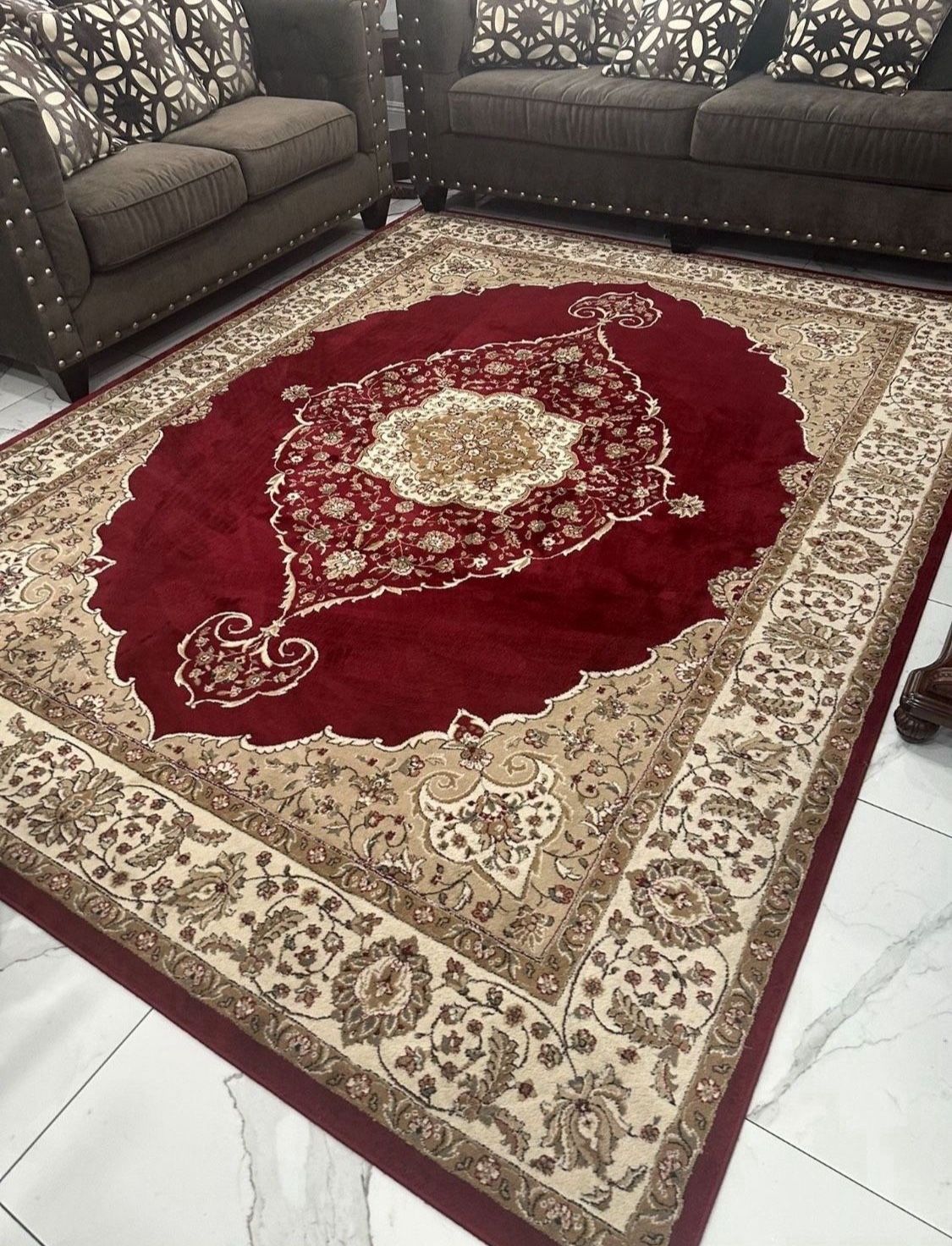 Great Xtra Large Rug 7”ft X 10”ft 1 In ! Made In Turkey