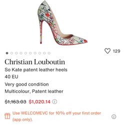 Christian Louboutin Cream  So Kate Pumps