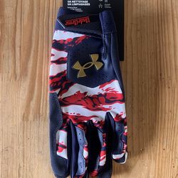 Under Armour Clean Up Batting uGloves Baseball Softball Mens Large