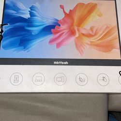 HotYeah 16.1'' 144Hz Portable Gaming Monitor, 1080P FHD Portable Monitor USB-C HDMI