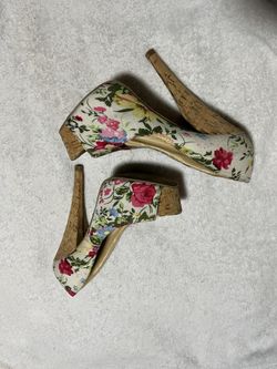 Floral Stiletto Heels