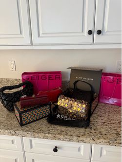 Kurt Geiger London Embellished Kensington Bag