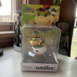 Bowser Jr. Super Smash Bros. Amiibo Nintendo Super Mario New In Box