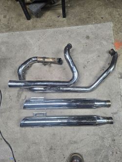 Bub complete exhaust for Harley Davidson