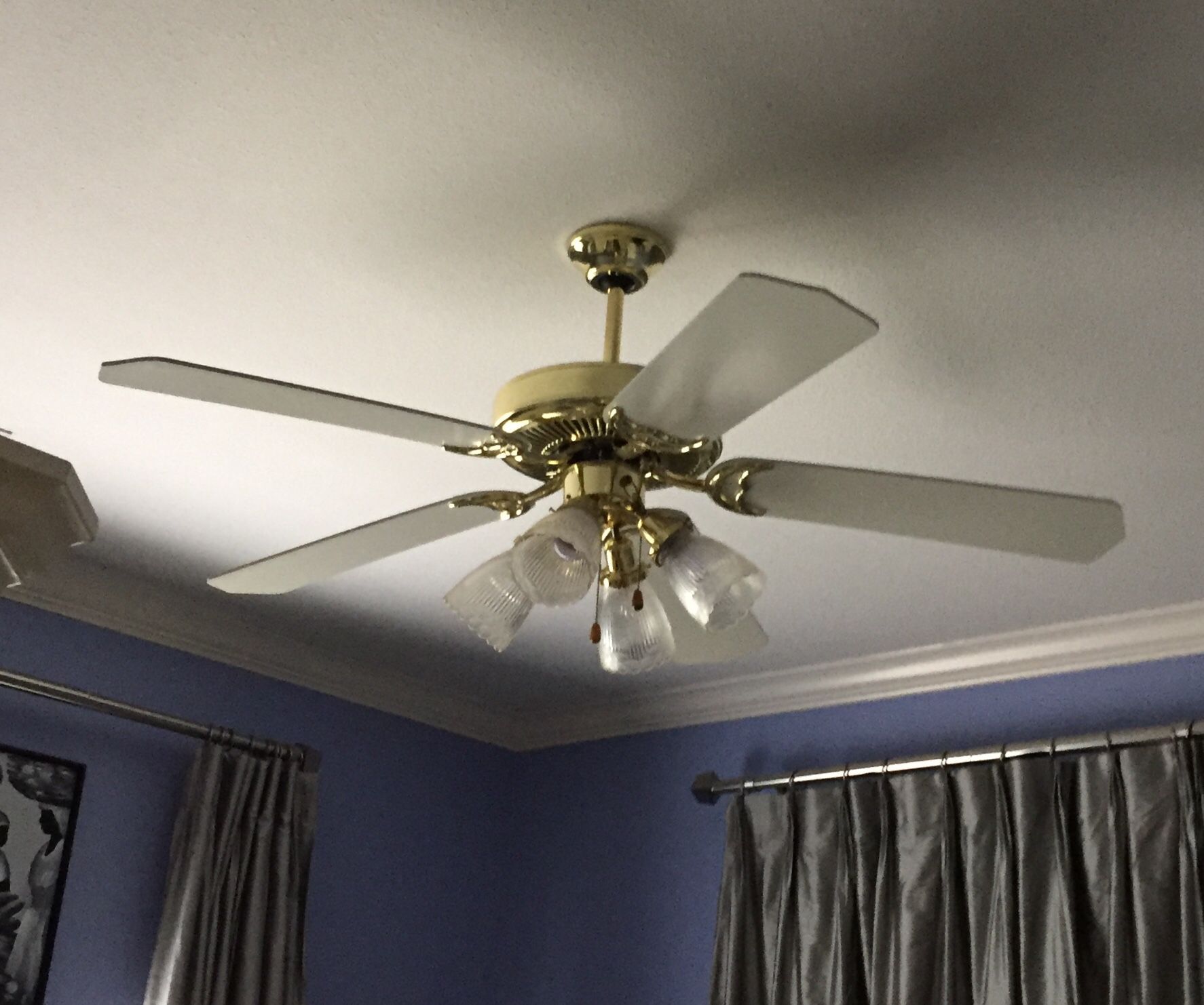 Ceiling fan + light kit