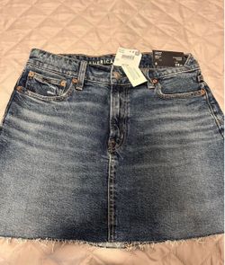 American Eagle High-Rise Stretch DenimSkirt