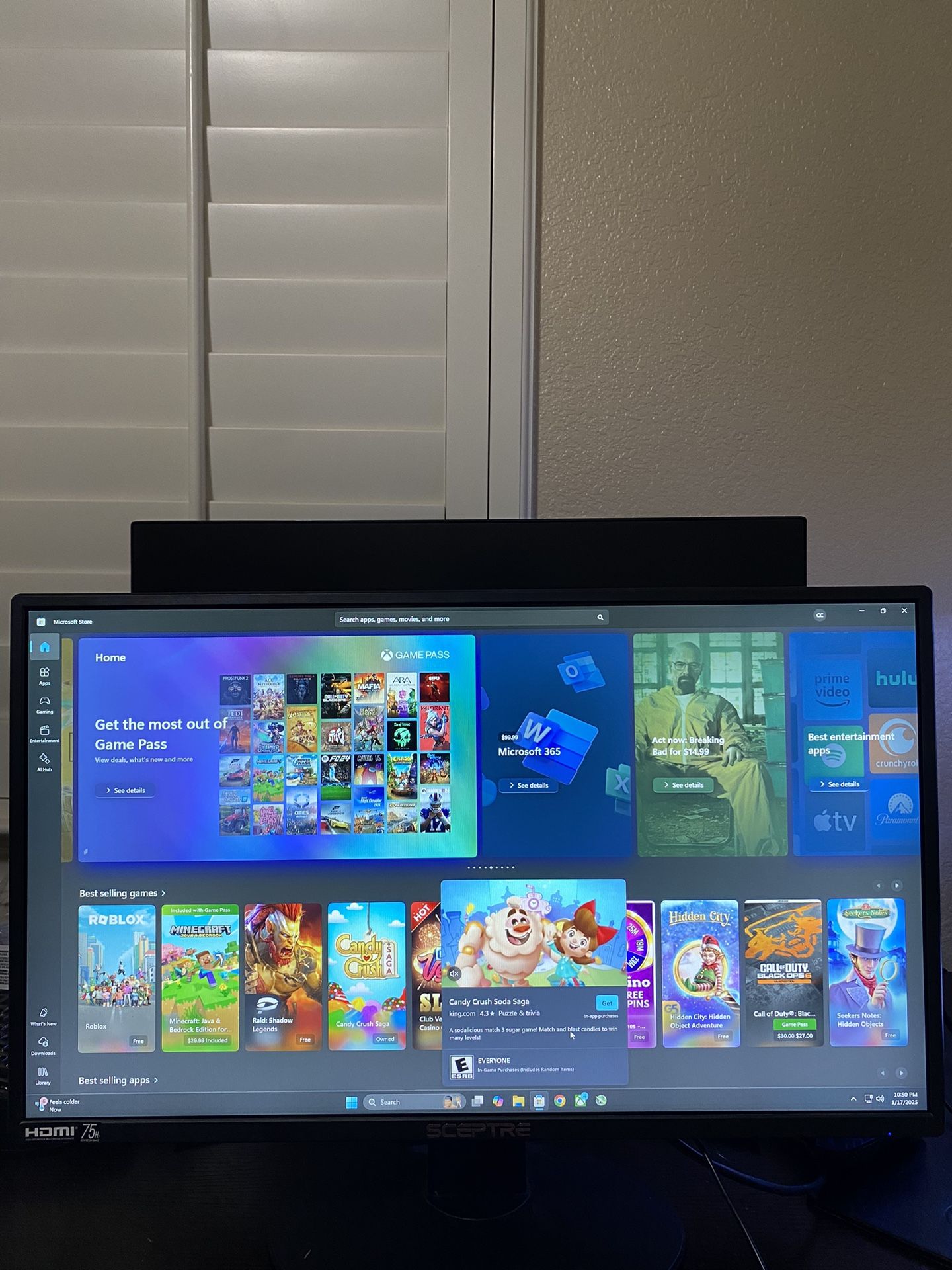Spectre 24” 1080p 75hz Monitor