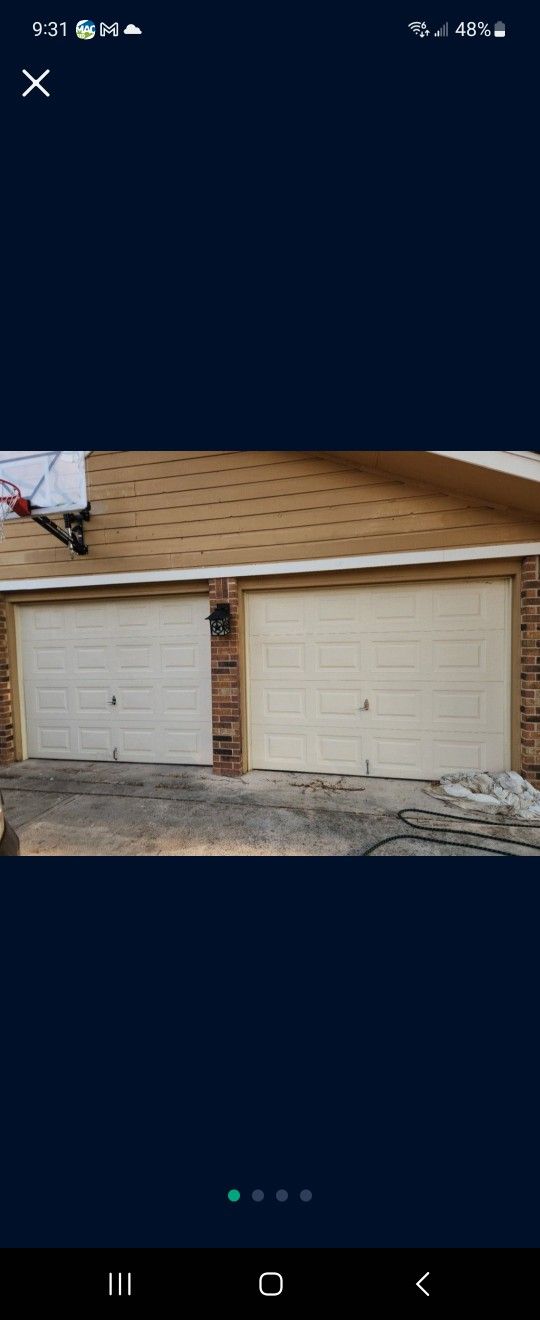Used Garage Doors Great Shape All Hardware