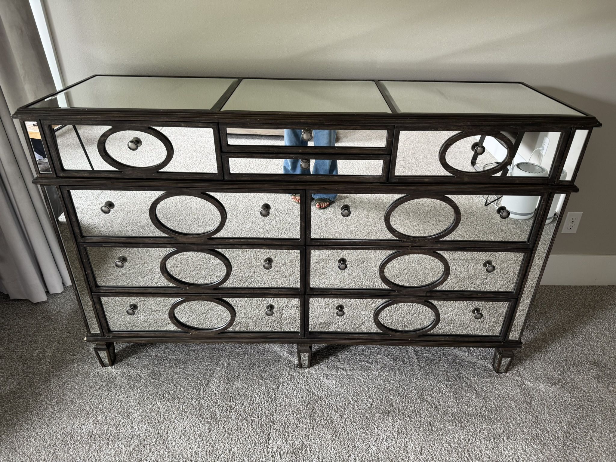 Gabrielle Mirrored Drawer Chest
