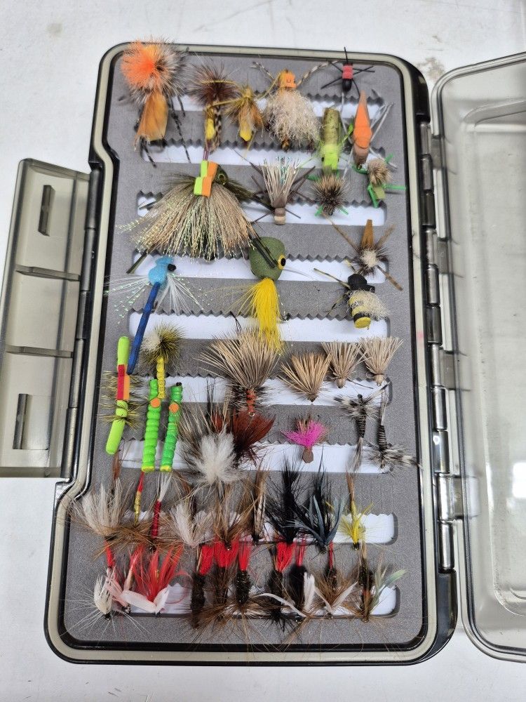 Lots Of Fly Fishing Flies
