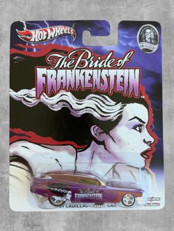 Hot Wheels Bride of Frankenstein 59 Cadillac Funny Car Pop Culture Real Riders 