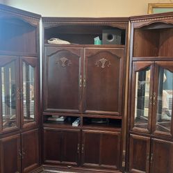 TV Showcase With Side Stands almirah .