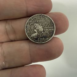 2002 Rare Louisiana Purchase Quarter