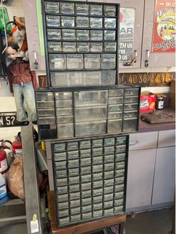 Nuts and bolts drawer bins