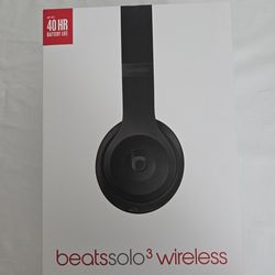 ​Beats Solo3 Wireless On-Ear Headphones - Matte Black (Original Box)