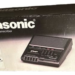 Panasonic micro cassette transcriber