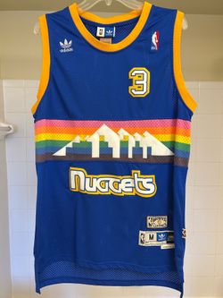 Allen Iverson Denver Nuggets Adidas Hardwood Classics Jersey Sz M