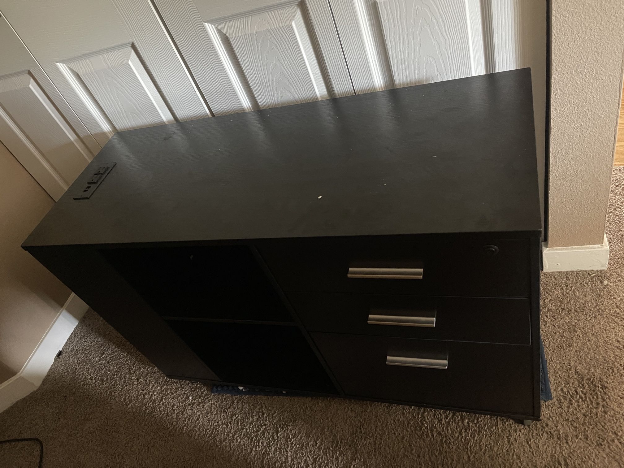 Entertainment Center Office Desk With Lock N Key
