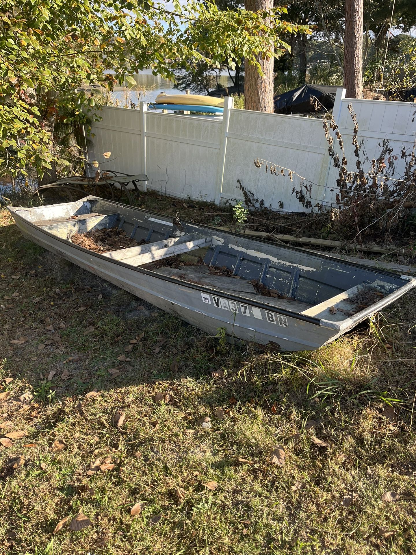 16’ John Boat And Motor