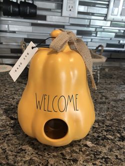 Rae Dunn birdhouse