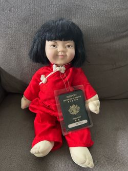 Vintage 1980’s Hong Kong Passport Doll