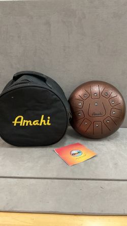 Mani steel drum 12” with case,
