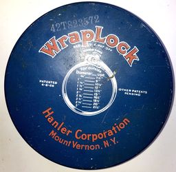 WRAPLOCK" STEEL BANDING KIT. MANUFACTURED BY ACTUS PRODUCTS CORPORATION. MOUNT VERNON, N.Y. PATENED 4-6-26