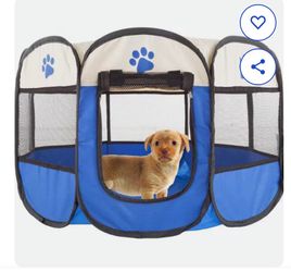 Portable pet cage pop up