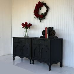 French Provincial Nightstand - Side Tables - Bedroom Set - Dresser Set - Night Stand Set