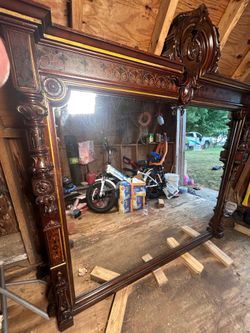 Antique Victorian Eastlake mirror - circa 1880s -