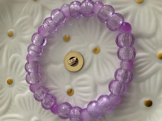 Pastel Purple Beaded Bracelet