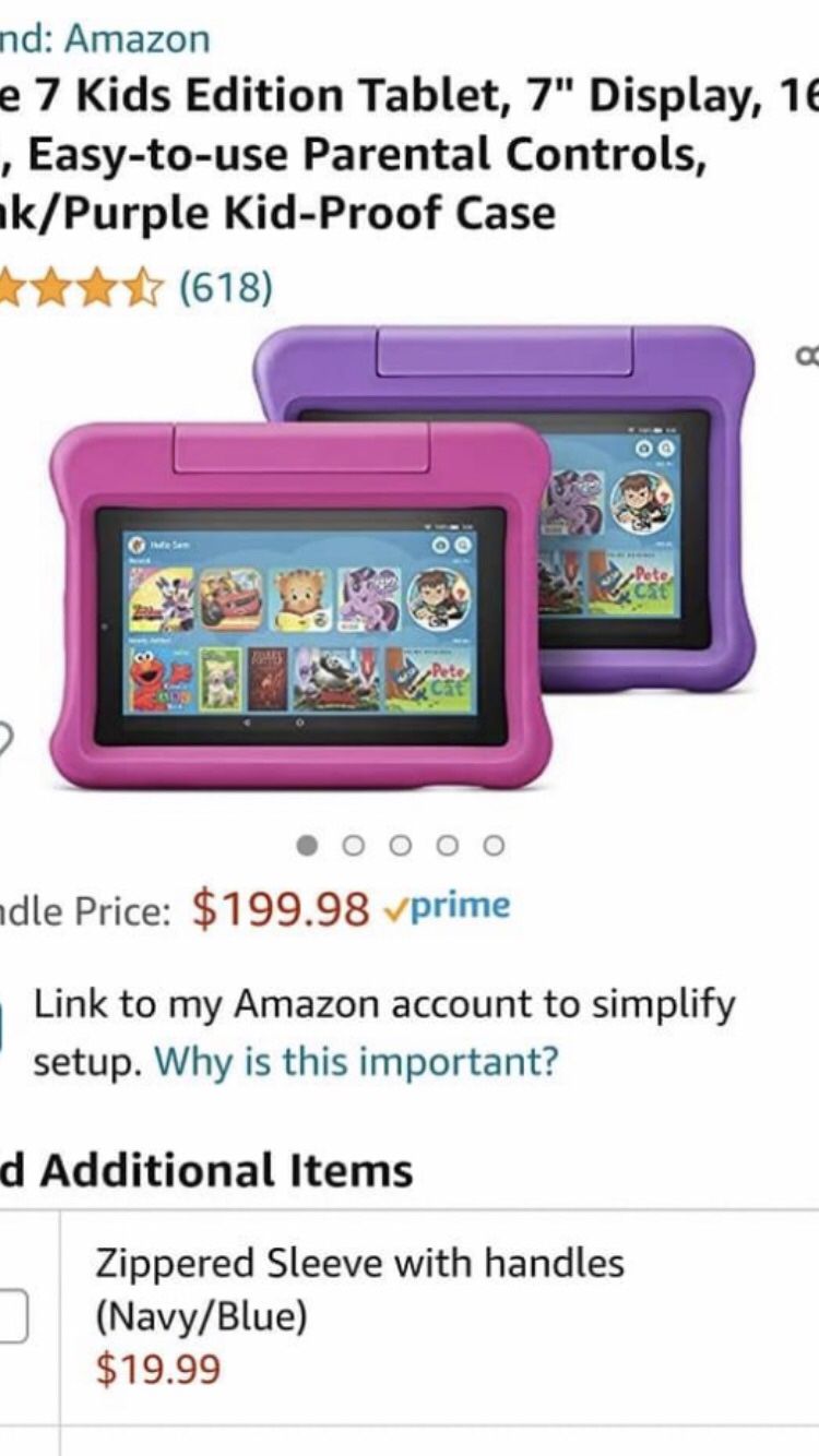 These Kids Edition Kindle Fires