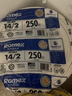 Romex 14/2 250ft