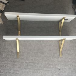 Hobby Lobby White And Gold Shelves
