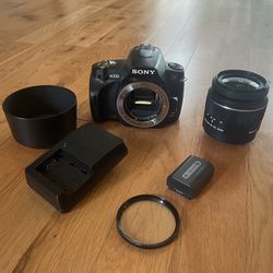 Sony Alpha A230 10.2MP Digital SLR Camera - Black (w/ 18-55mm Lens) /Canon, Samsung, Minolta, Nikon, Leika, Pentax, Olympus, Apple