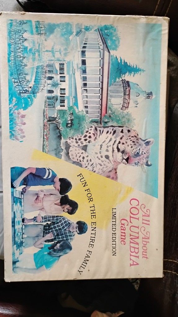 Vintage Columbia SC Board Game. Collectors Item