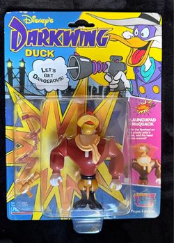 Vintage MOC Disney Darkwing Duck Launchpad McQuack