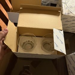 Antique Glass Cups For Water Etc Princess House