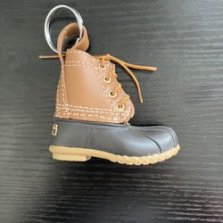 LL Bean Boot Keychain Iconic Original Duck Boot