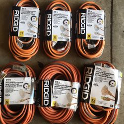 $70. 100 Ft ….  12 Gauge. 3 Ways.  $40.   50 Ft. 12 Gauge 3 Ways.    25 Ft.  12 Gauge  3 Ways  $25 Each 3 Ways