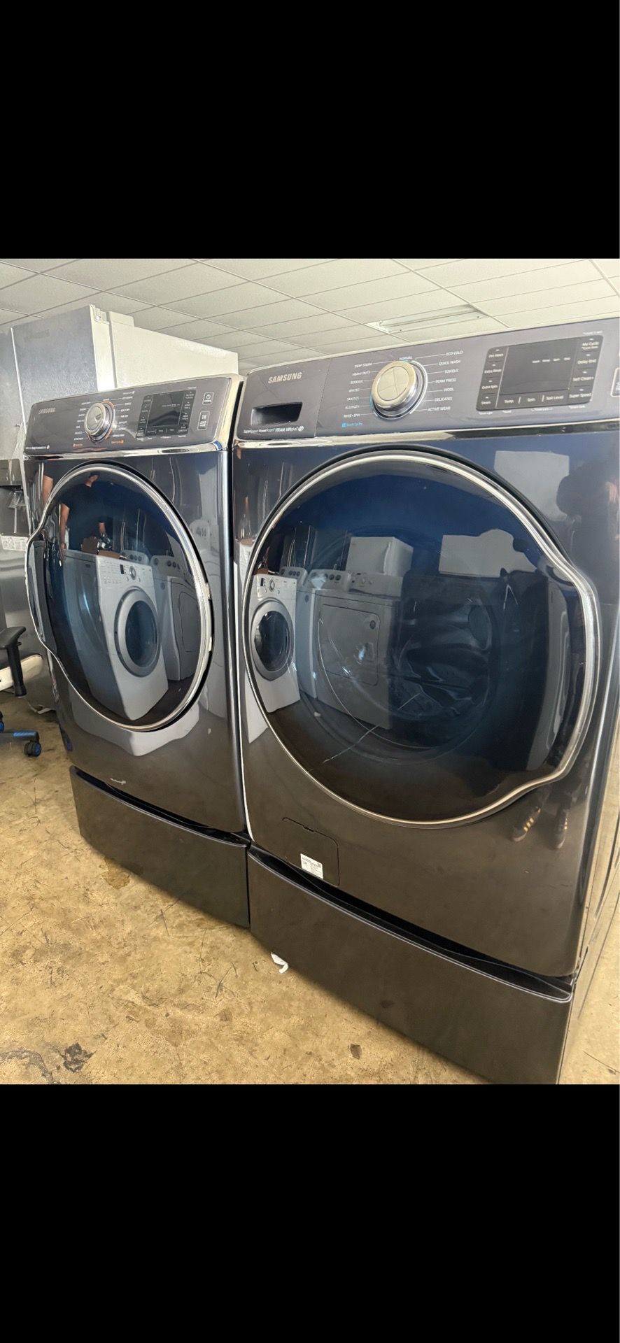 Samsung mega washer and gas dryer