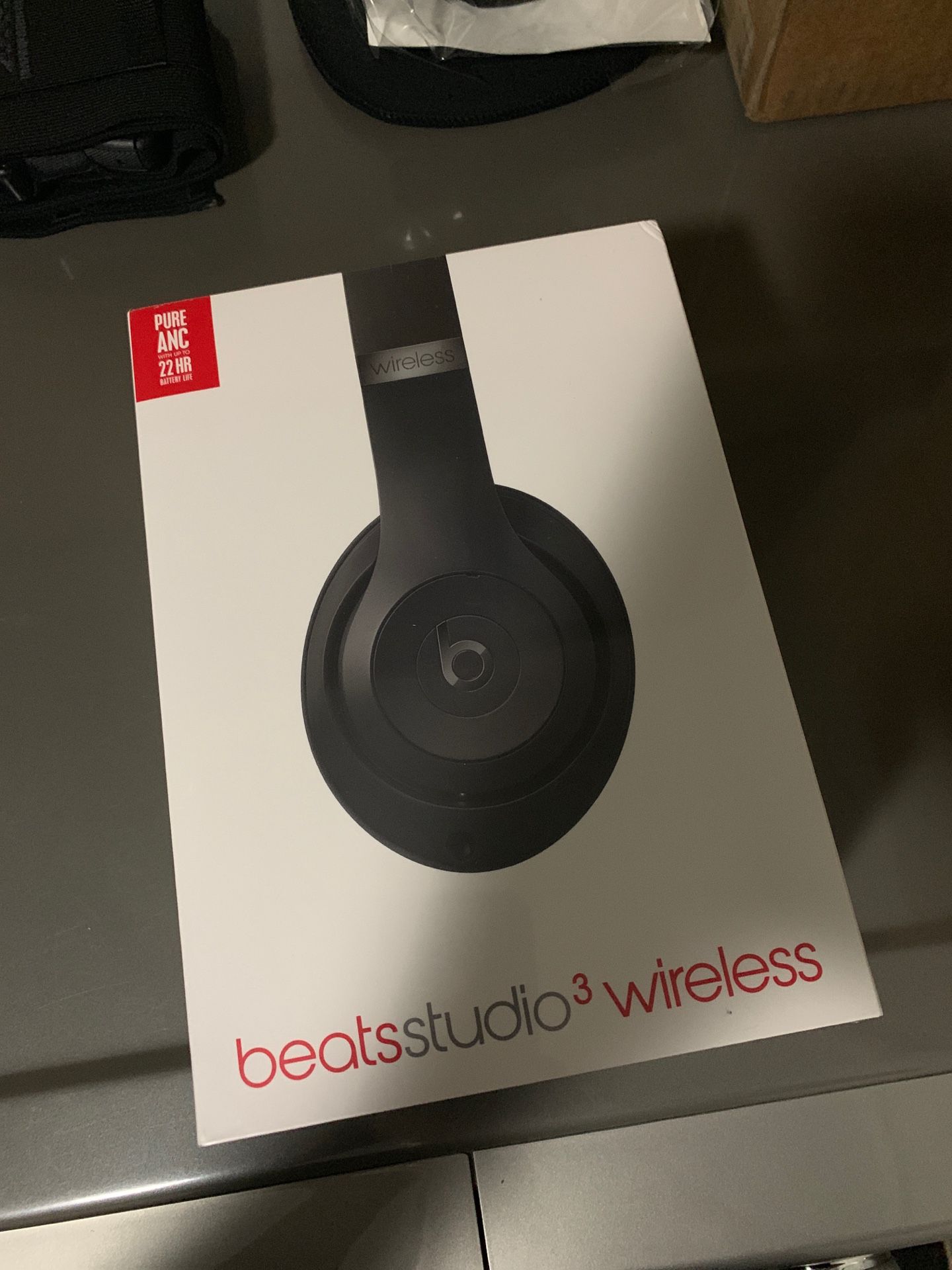 Beats Studio 3 Headphones Black New In Box
