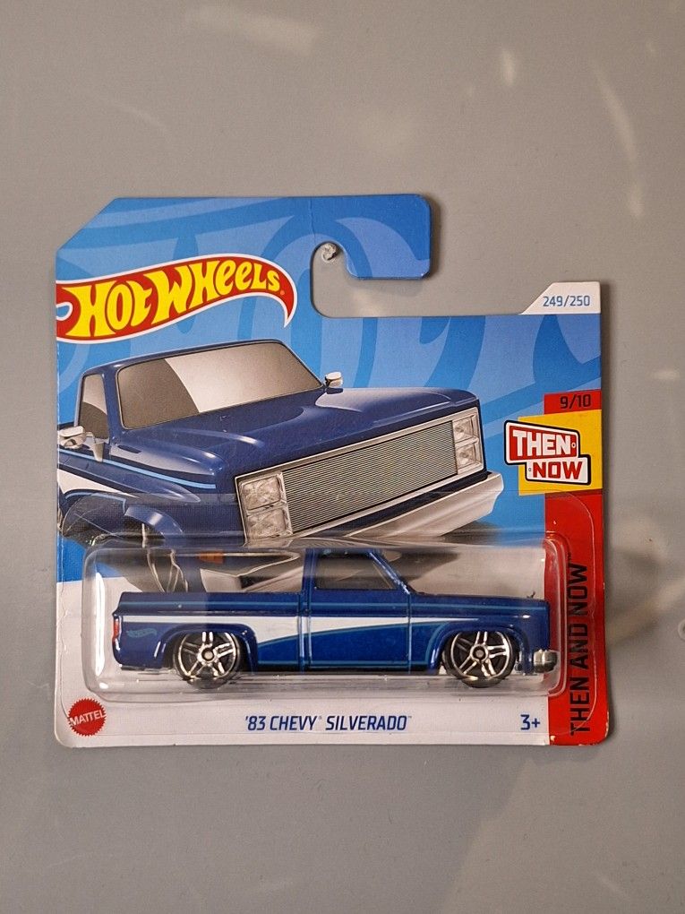 Hot wheels Shortcard C10 83 Chevy Silverado