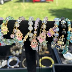 Labubu beaded bracelets 