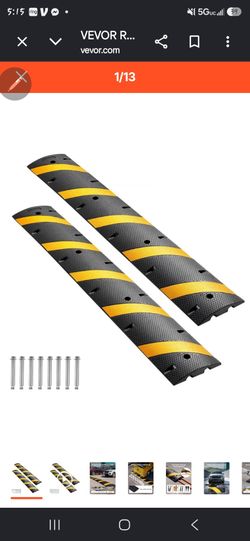 Vevor 6 ft speed bumps