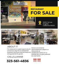 Mexican restaurant for sale